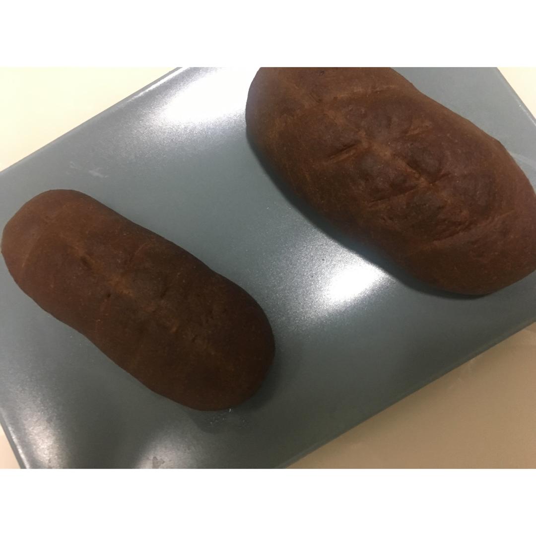 全麦可可奶酪软欧包