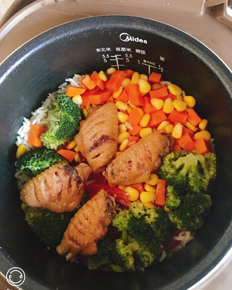 鸡翅焖饭 宝宝辅食食谱