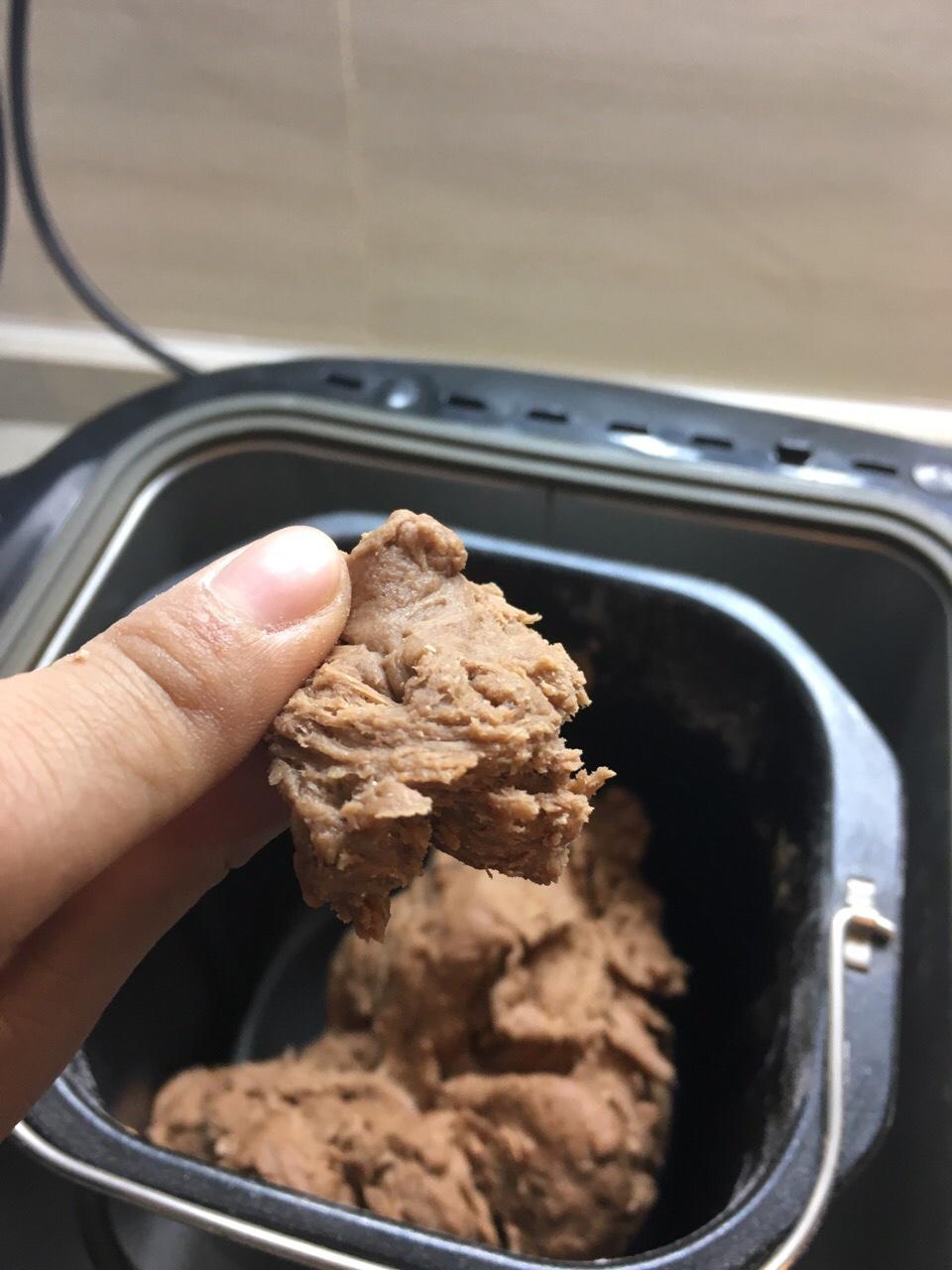 一次发酵巧克力伪全麦软面包的做法 步骤9
