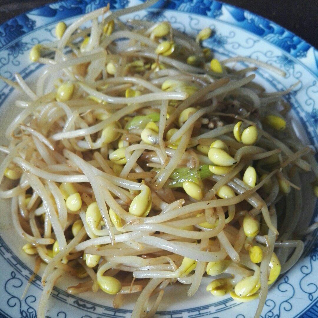 豆芽炒肉丝