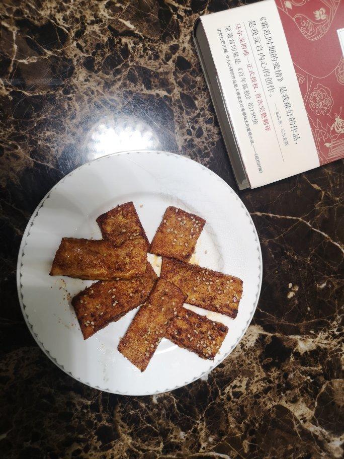 家庭版香煎铁板豆腐