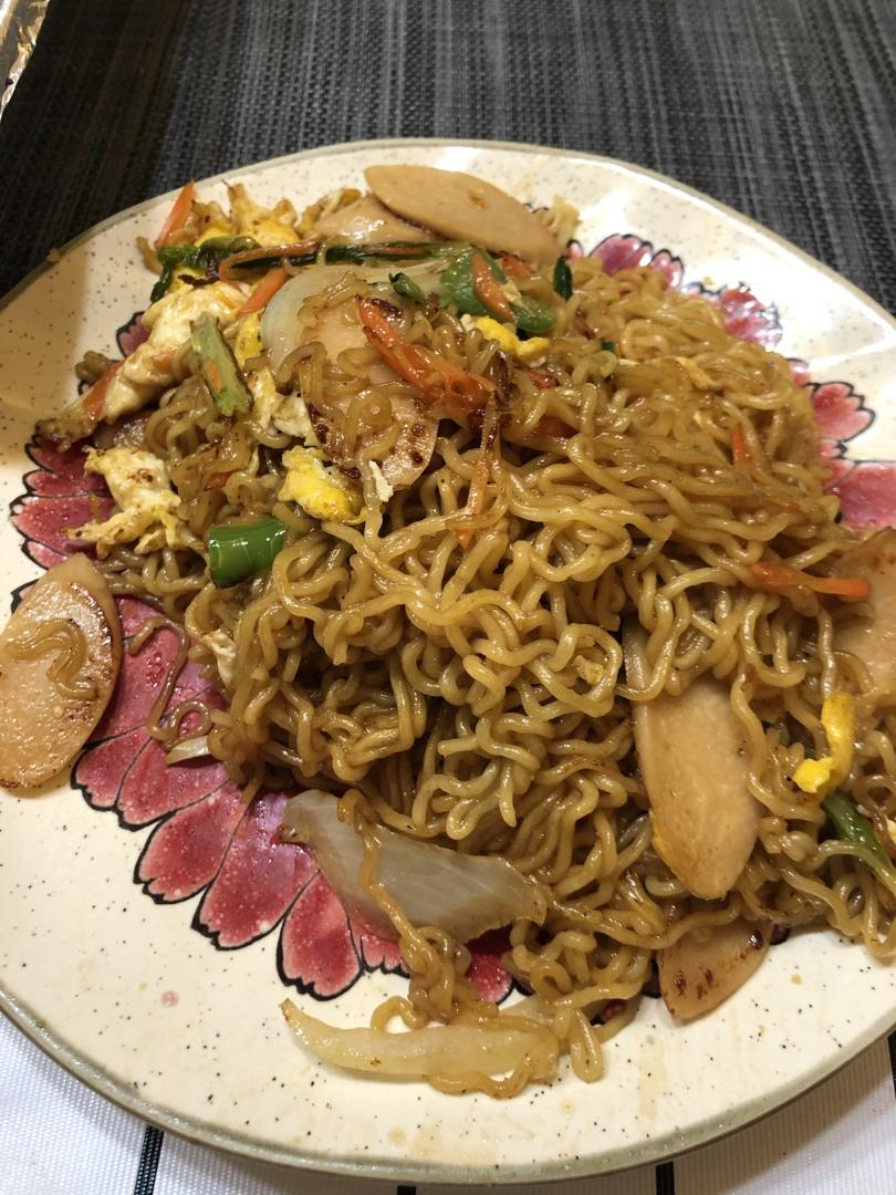 炒方便面￨幸福感爆棚