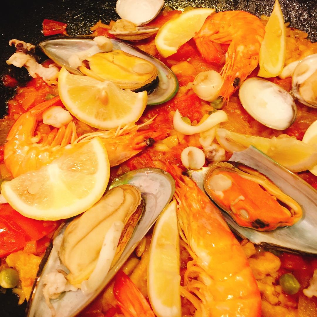 【曼食慢语】Seafood Paella 西班牙海鲜饭