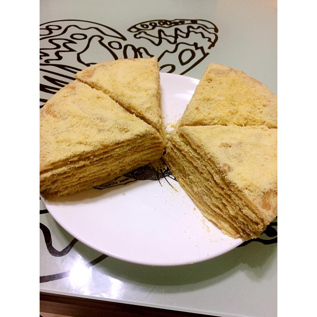 俄罗斯蜂蜜蛋糕   千层蛋糕【又名提拉米苏】