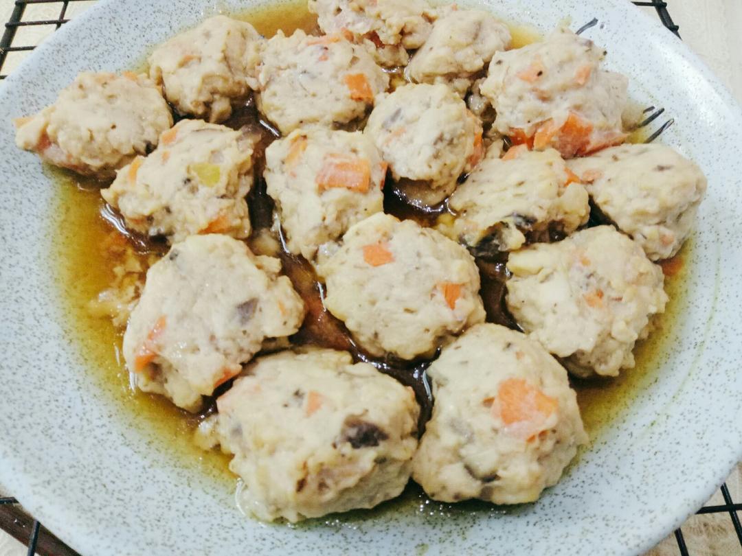 清蒸鸡胸肉丸子（减脂版）