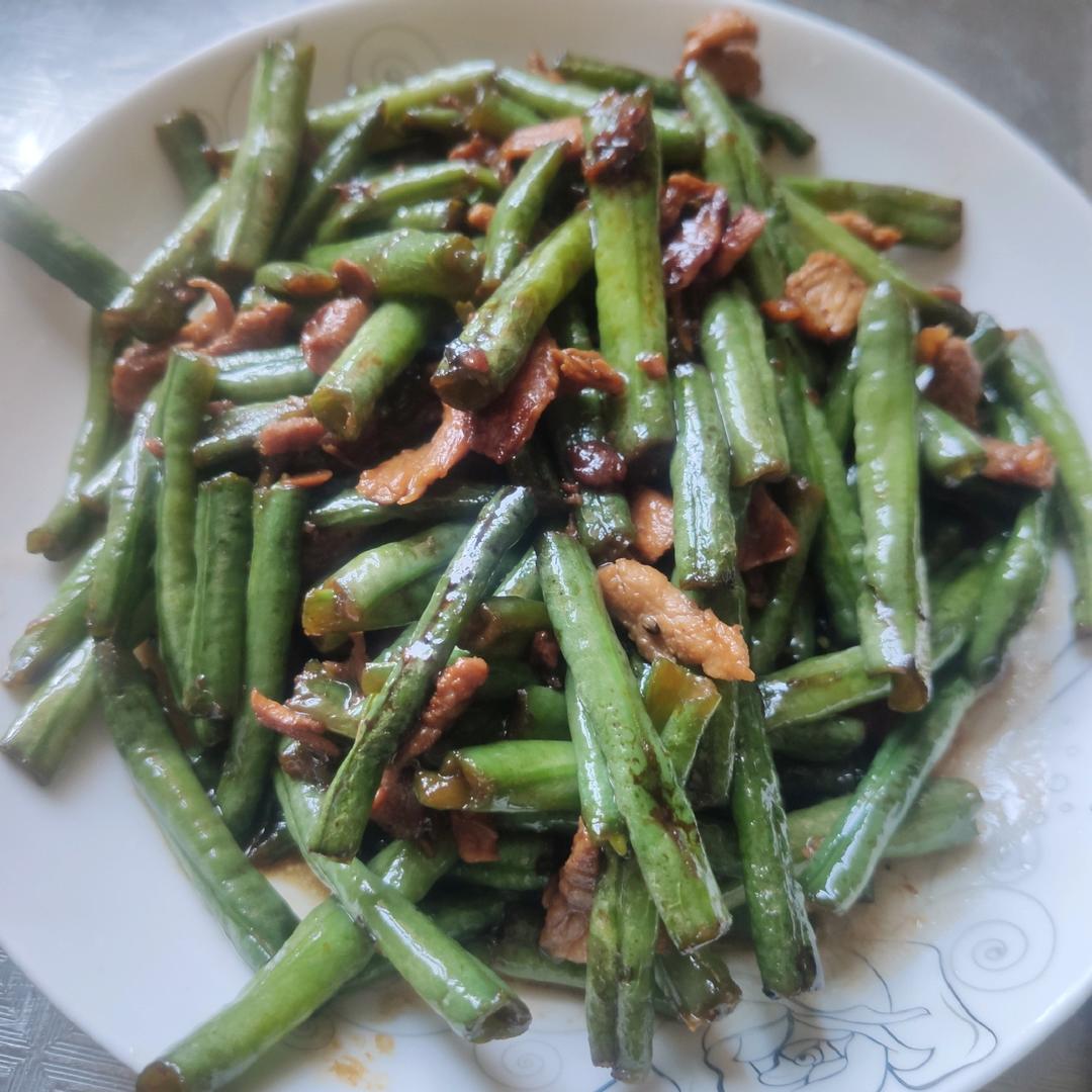 豇豆（豆角）炒肉丝