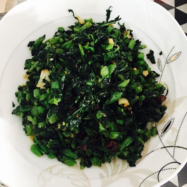 辣炒萝卜缨子（下饭菜）