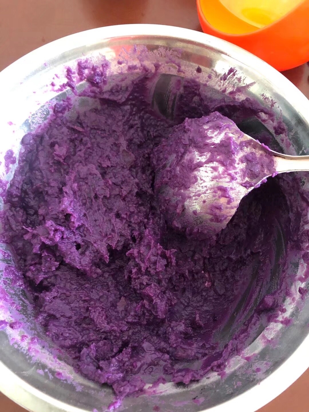 紫薯糯米糍的做法 步骤2