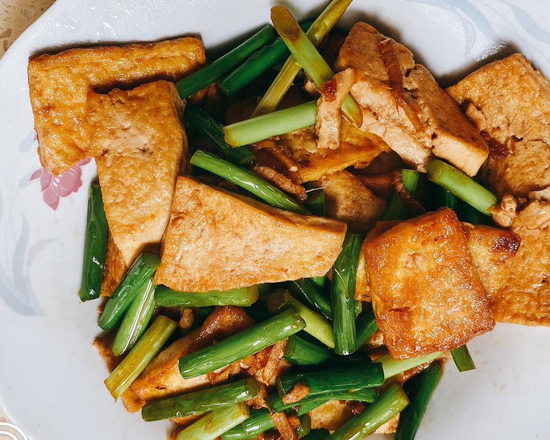 简单三步香煎豆腐比肉香的做法