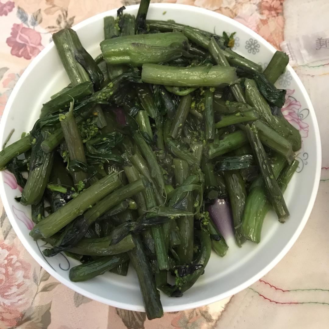清炒菜薹