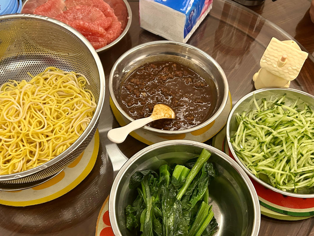 家常面~超简单又好吃的炸酱面🍜肉酱拌面