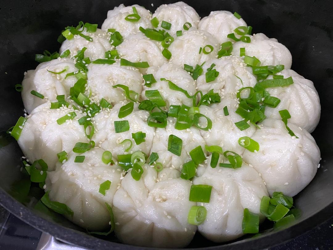 小时候的生煎包
