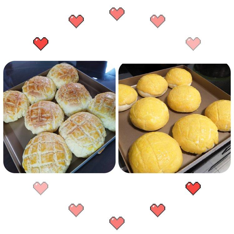 好吃到炸裂的港式菠萝包（附带制作酥皮的小视频）