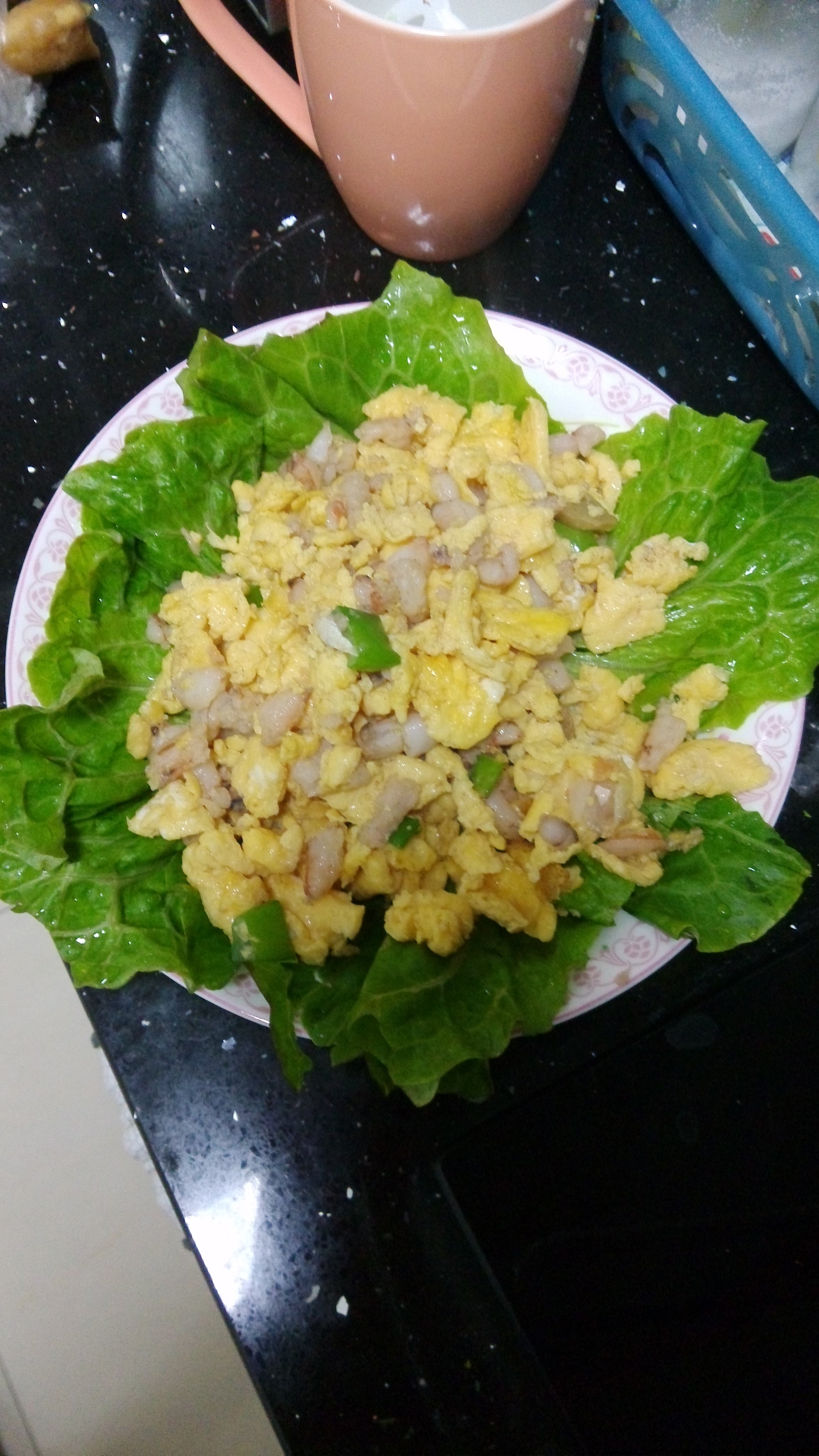 小羊羊爱厨房做的蟹肉炒蛋