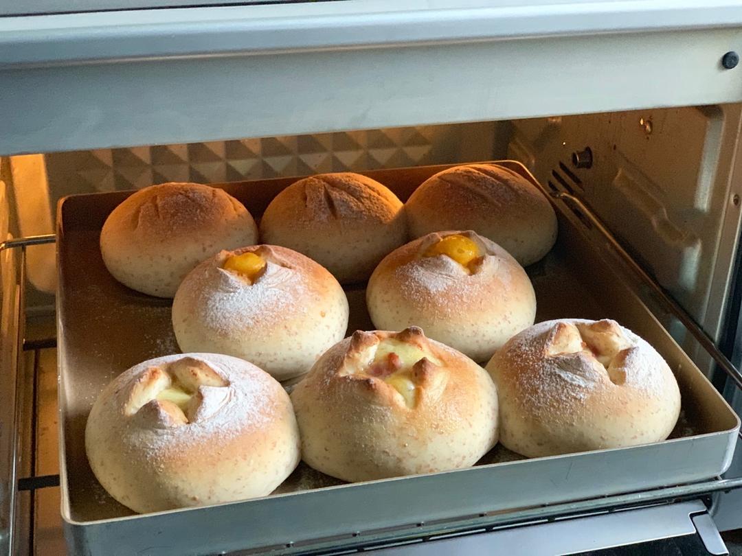 全麦芝士熔岩面包