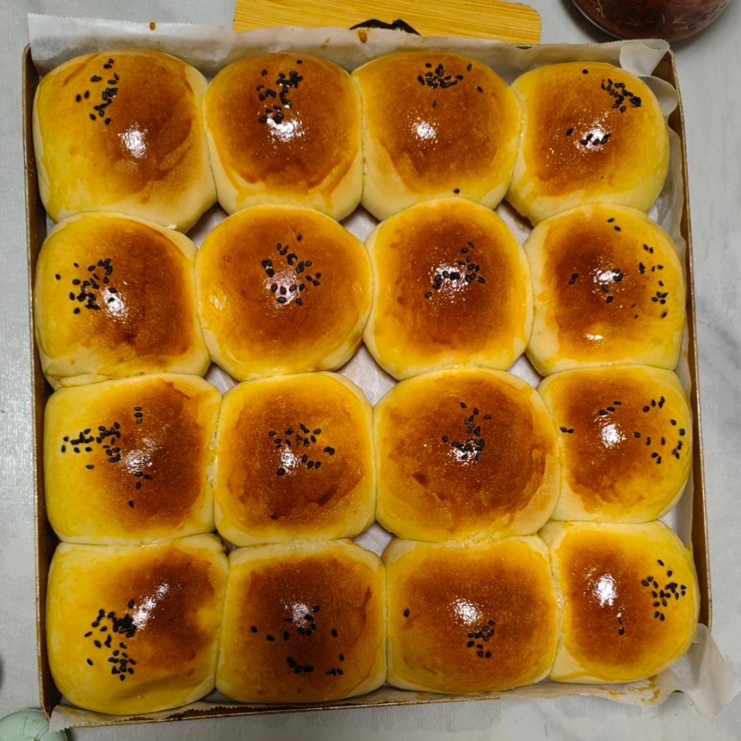牛奶肉松小餐包（一次发酵）