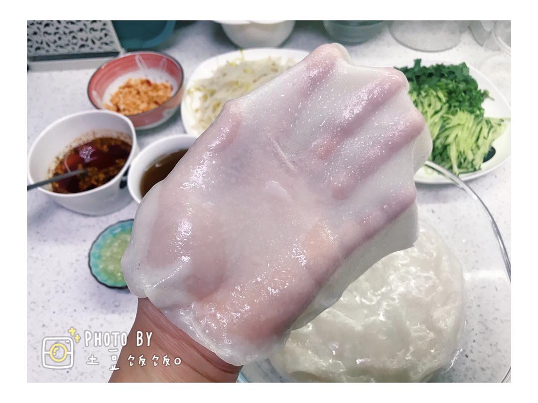 自制凉皮（含洗面、不洗面两种方法）