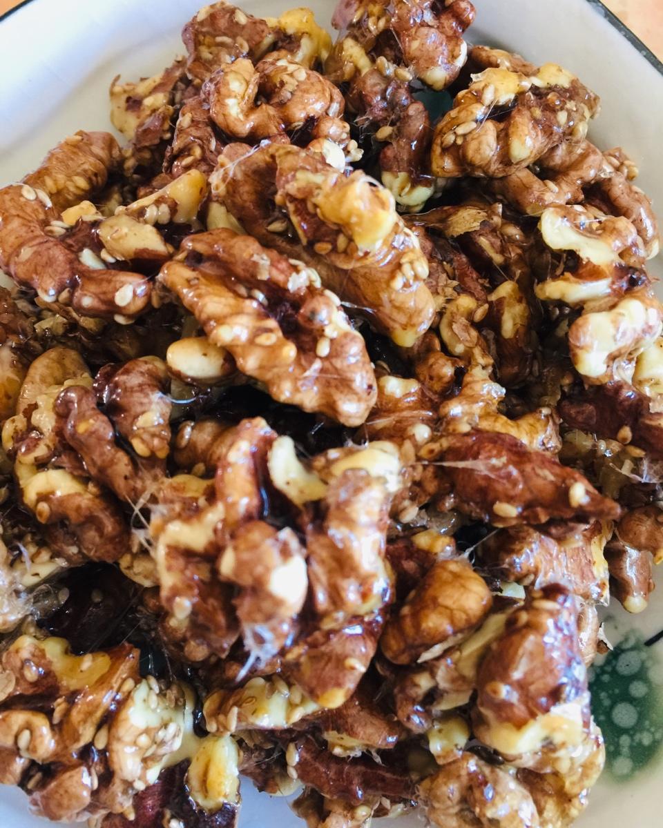 【琥珀核桃仁】冰糖无油不粘手