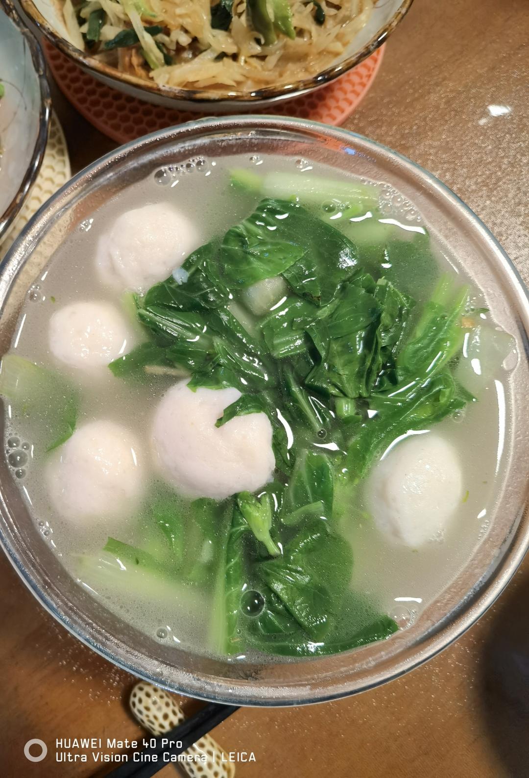 营养滑嫩鱼丸子汤