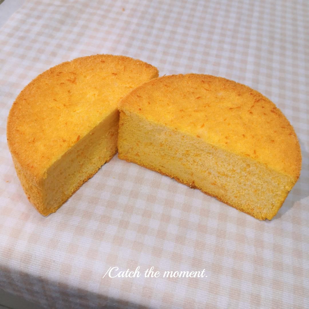 南瓜戚风蛋糕