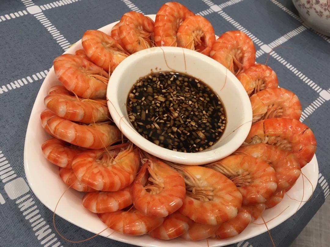 白灼基围虾