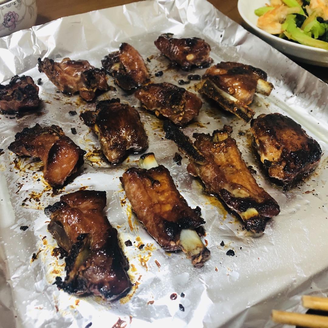 烤箱菜之蜜汁叉烧酱烤排骨