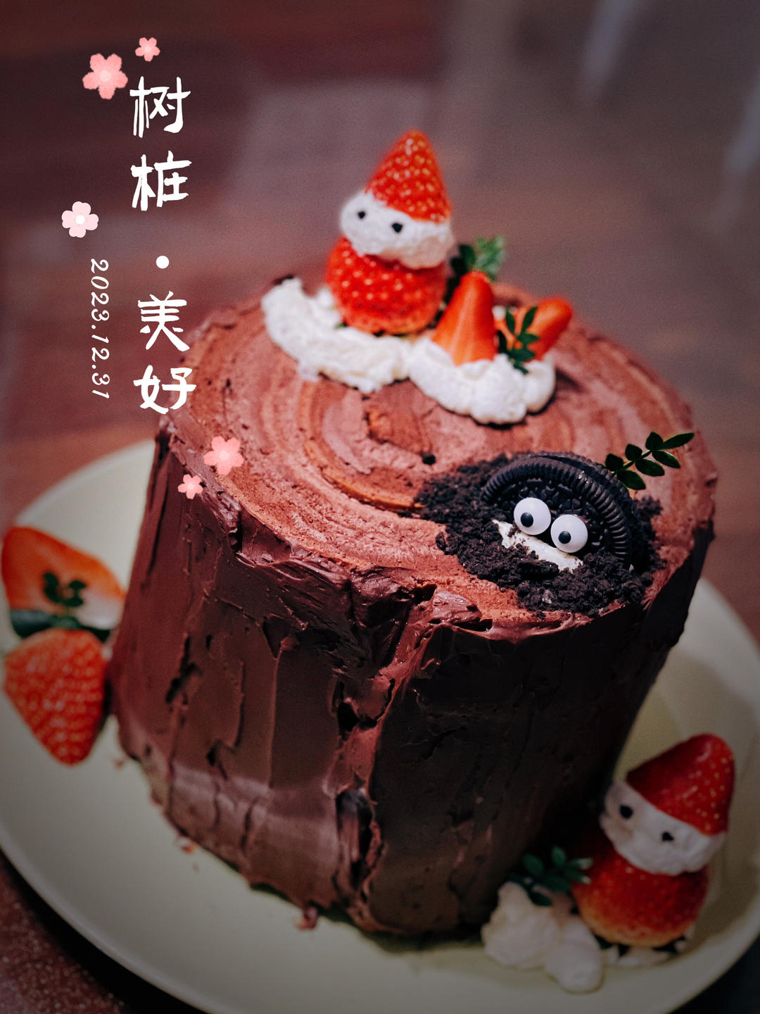 圣诞树桩蛋糕（完全攻略）