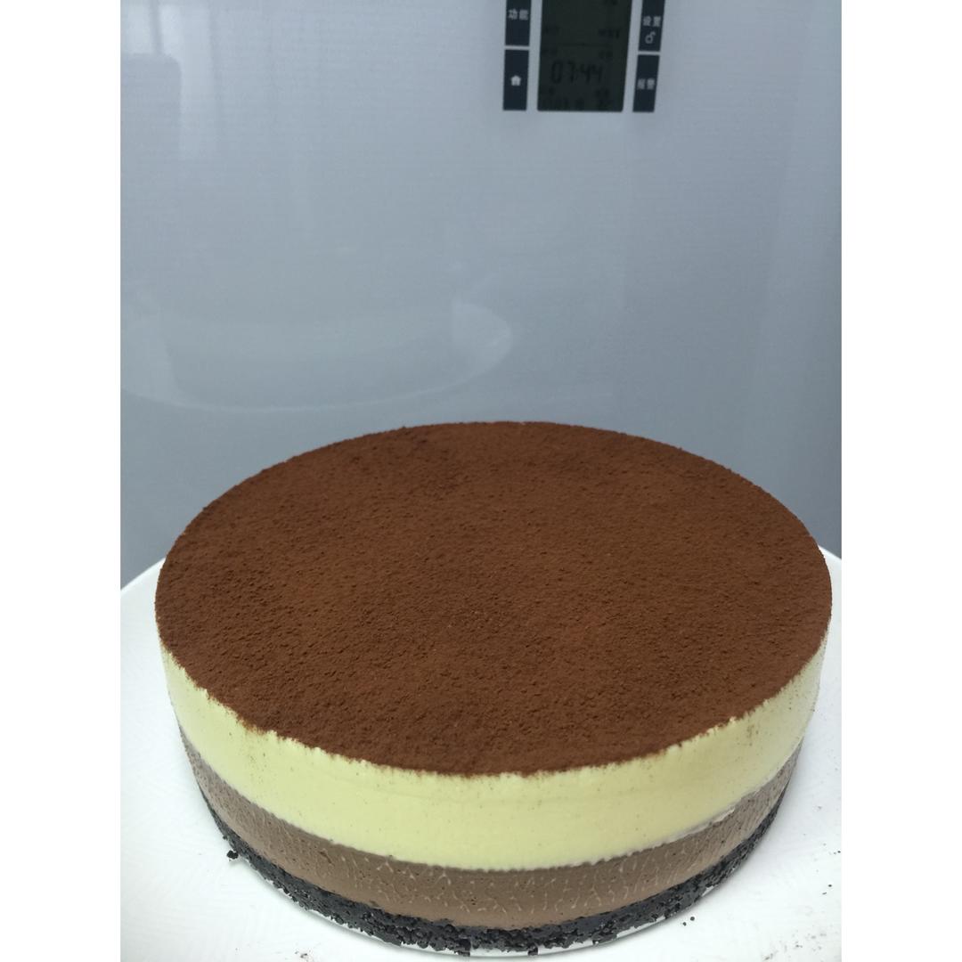 黑白巧克力慕斯蛋糕