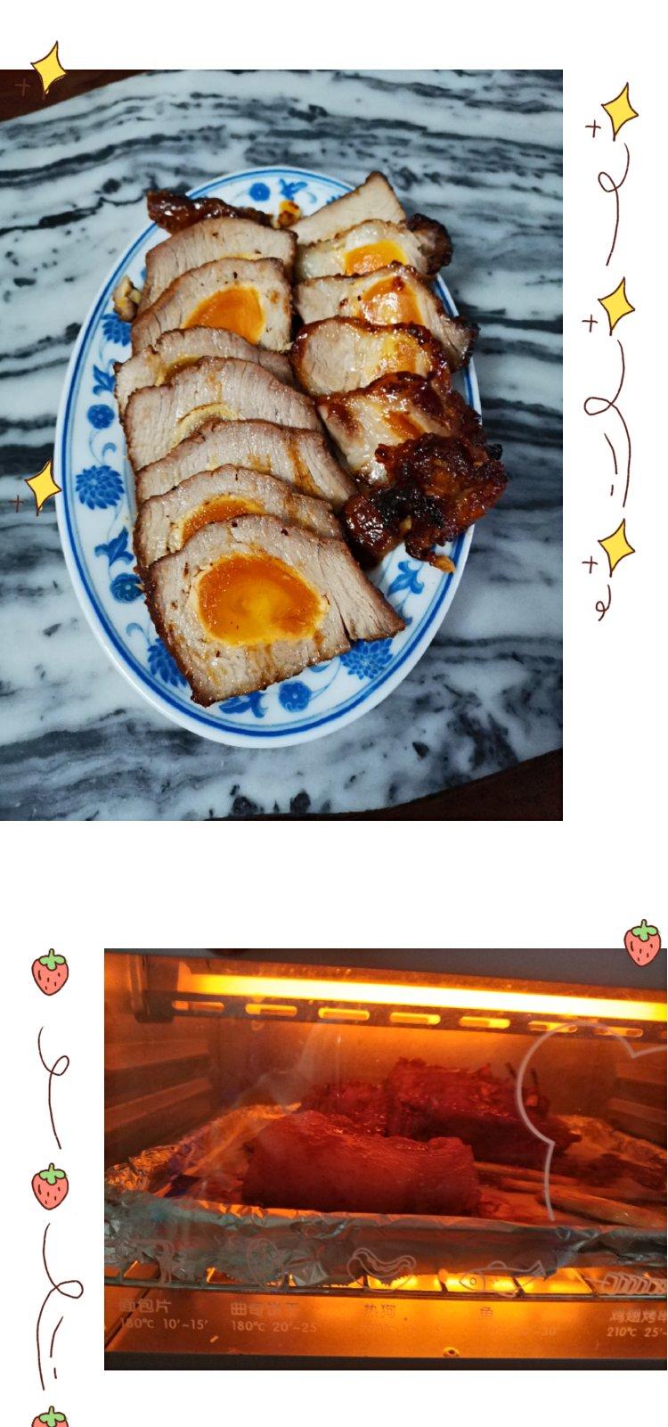 咸蛋叉烧肉（好吃得爆炸）