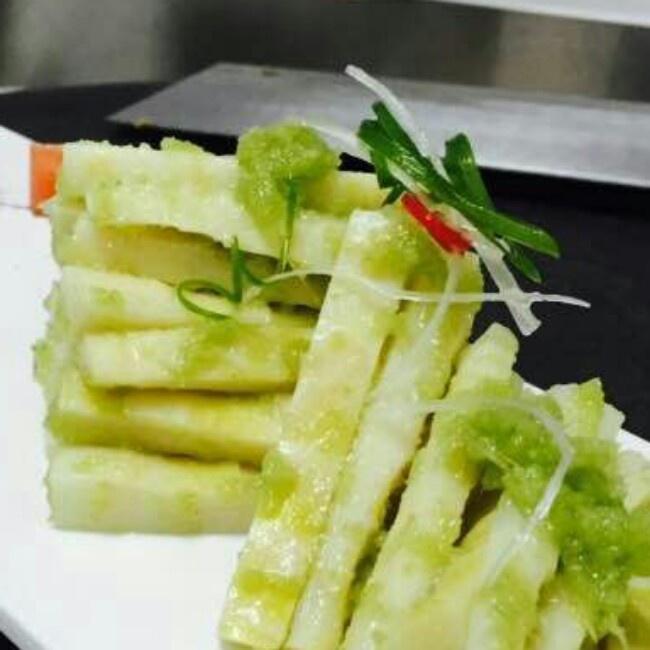 葱香脆笋的做法