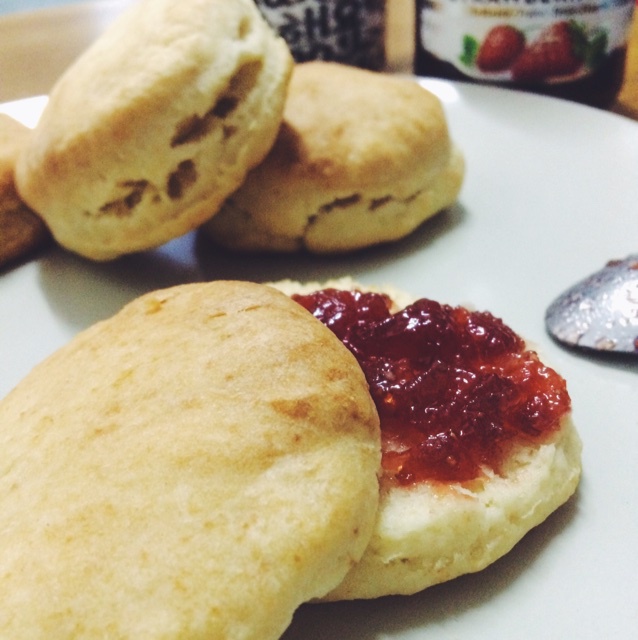 极简奶油松饼/Cream Biscuits（scones）