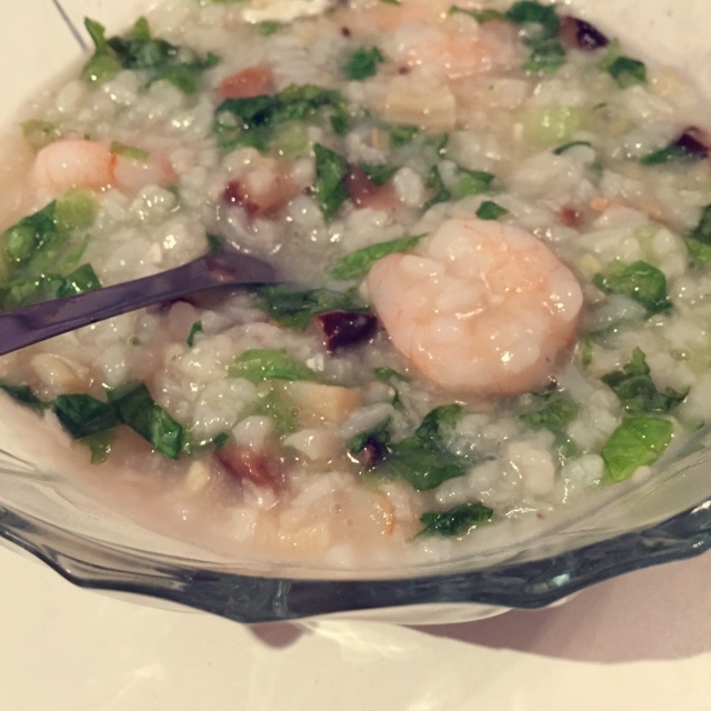 蔬菜虾仁粥