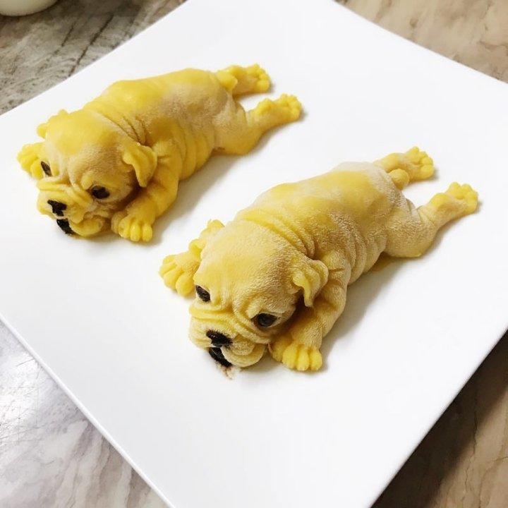 沙皮狗慕斯蛋糕