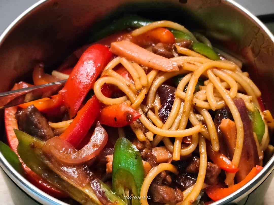 比餐厅好吃的黑椒牛柳意面🍝零失败简单教程