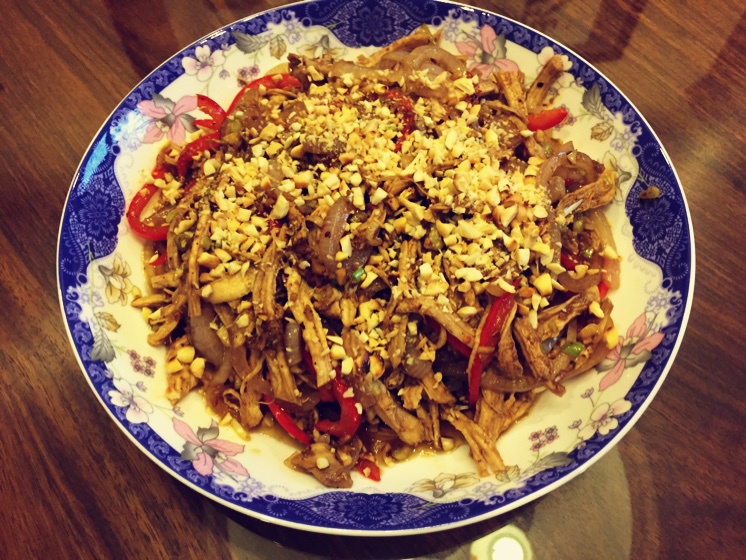 凉拌麻辣鸡丝
