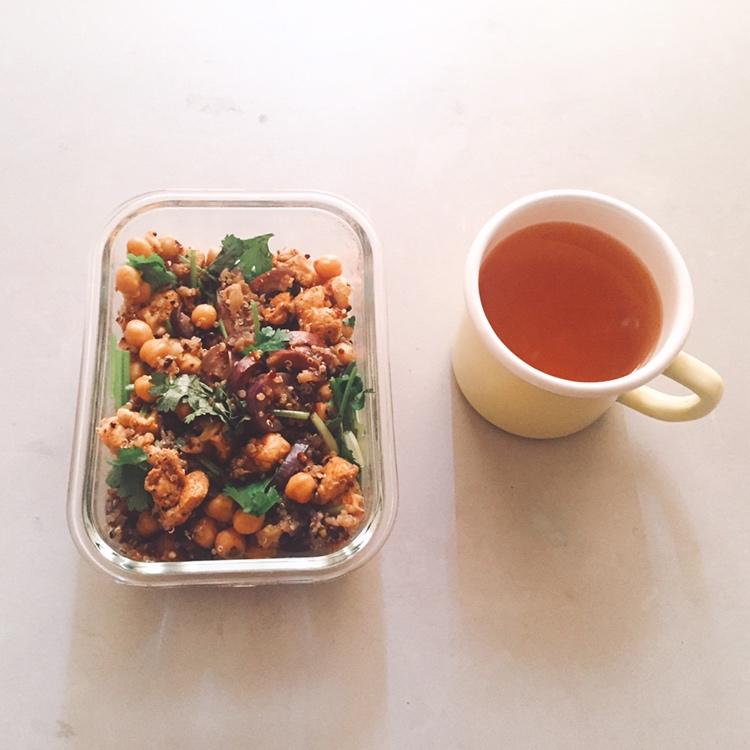 【健康三餐】鹰嘴豆鸡胸茄子饭