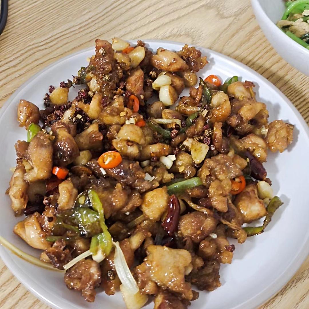 超级下饭的花椒鸡的做法