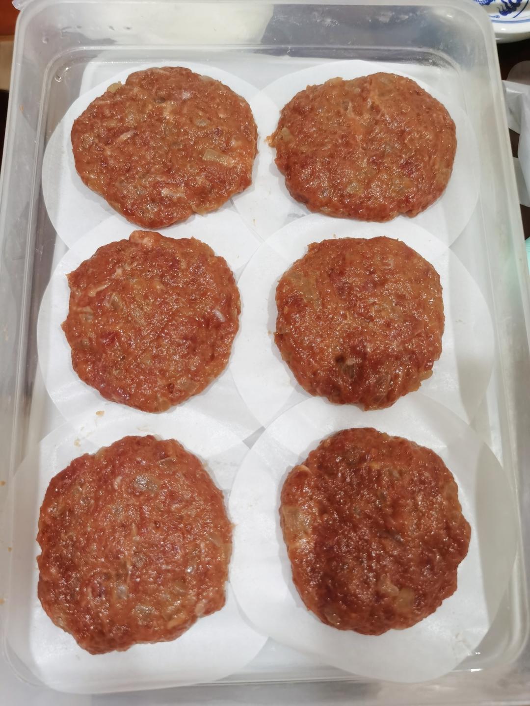 纯瘦牛肉饼生胚