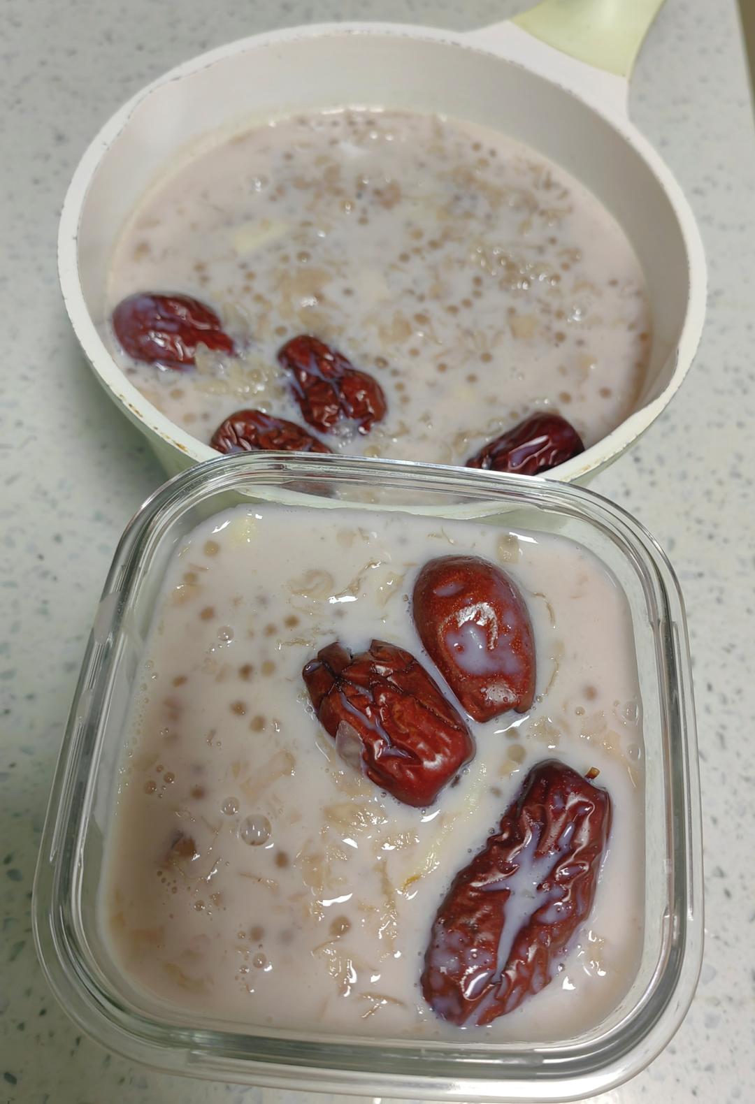 银耳红枣西米露