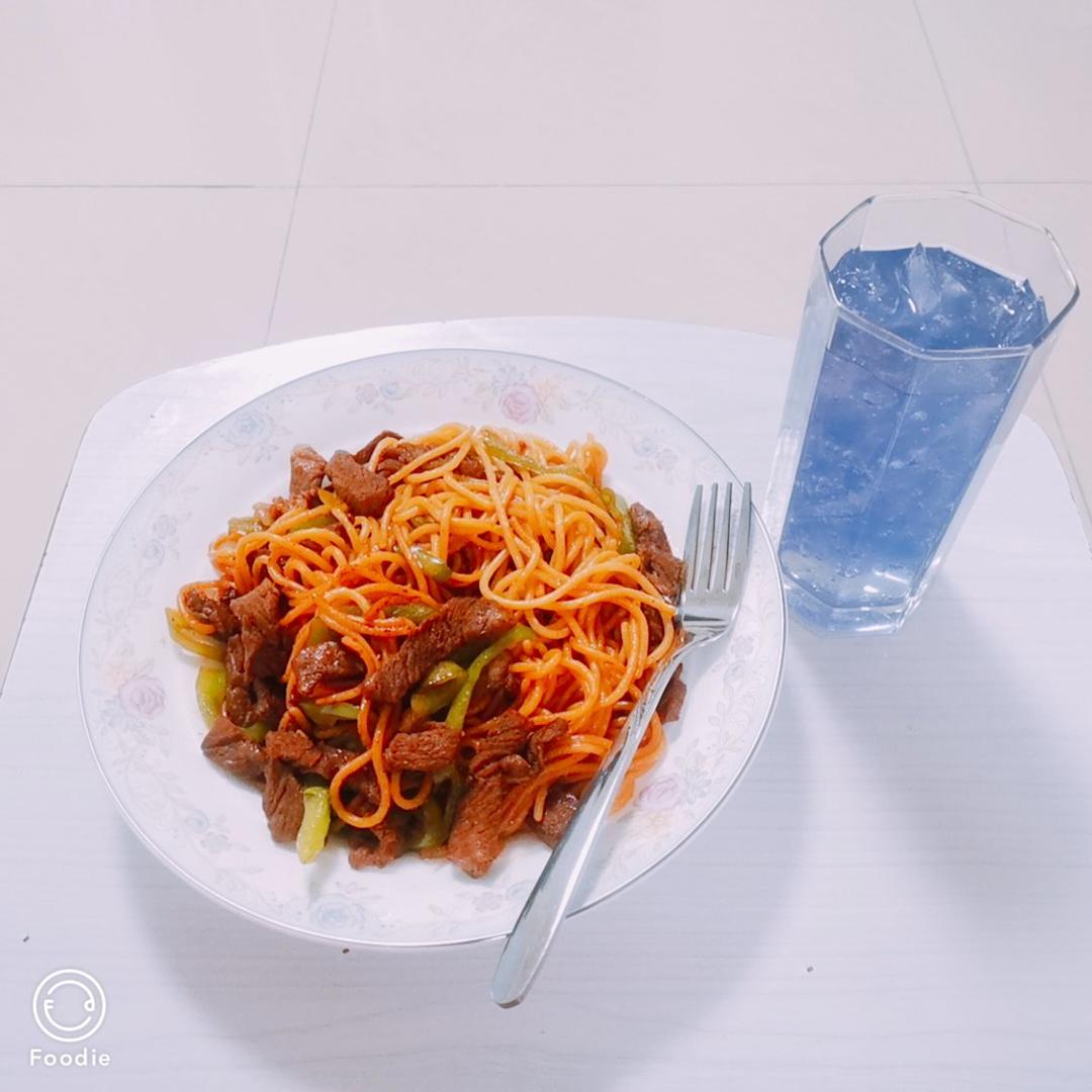 黑椒牛柳意面