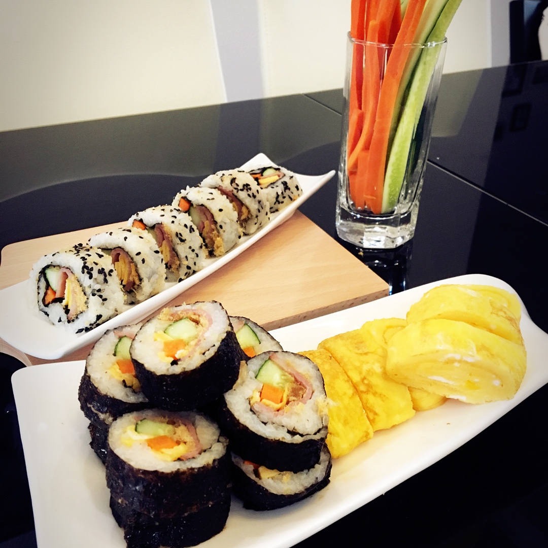 简单寿司/鸡蛋寿司/反转寿司/花样寿司/紫菜包饭