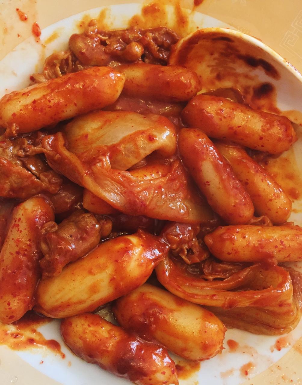 泡菜炒年糕