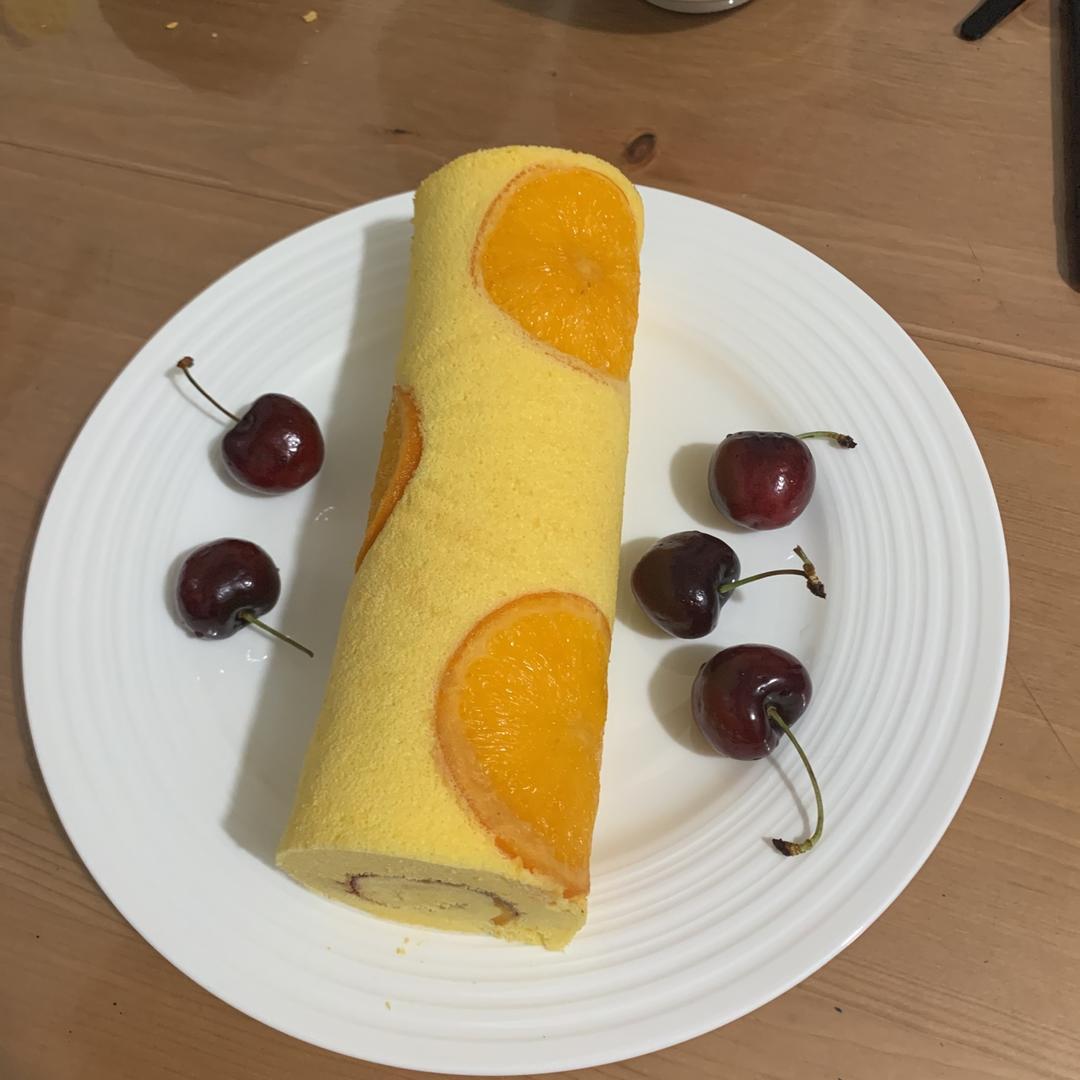 橙香蛋糕卷