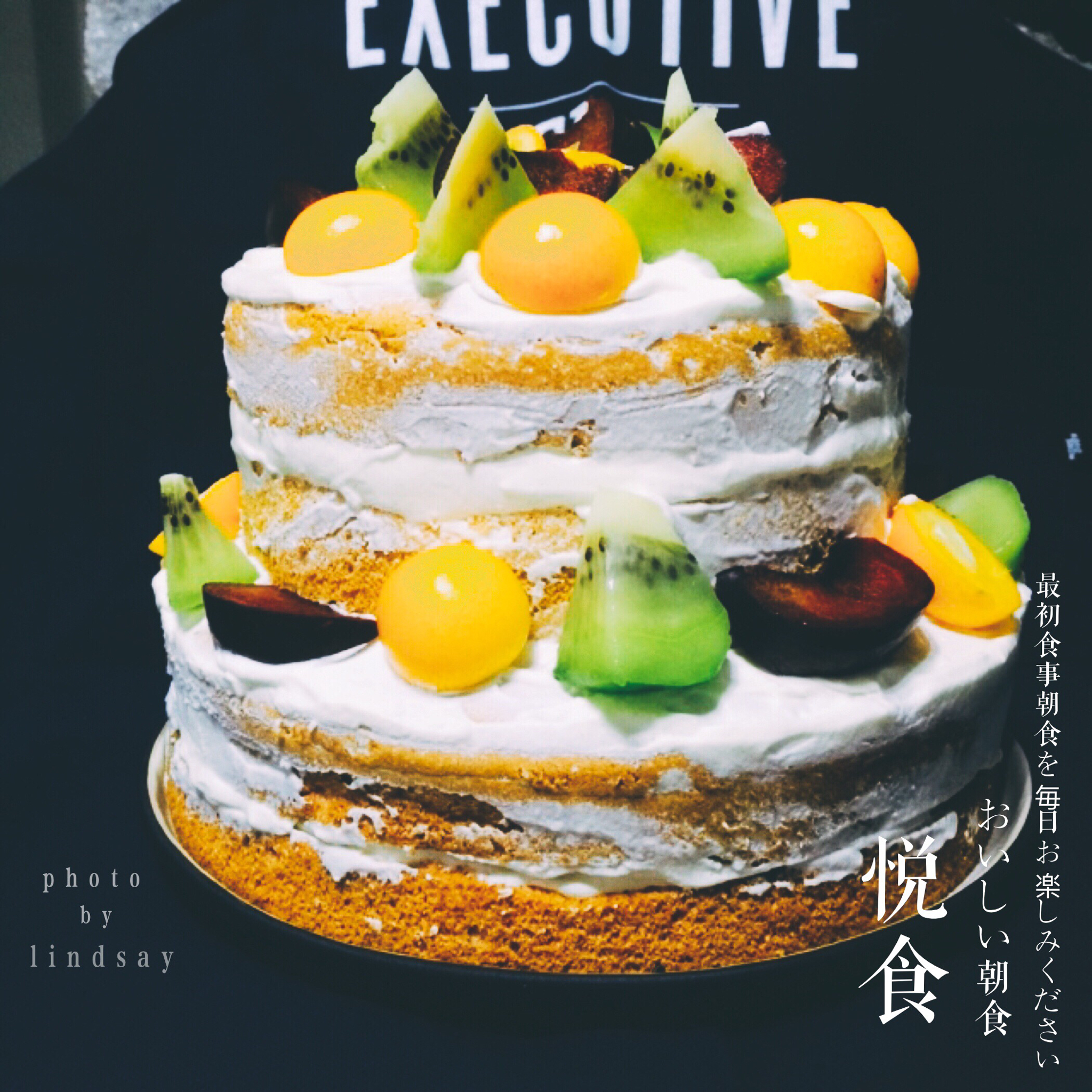 圣诞“裸蛋糕”