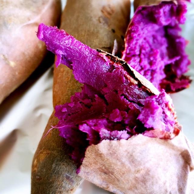 烤箱烤紫薯的做法