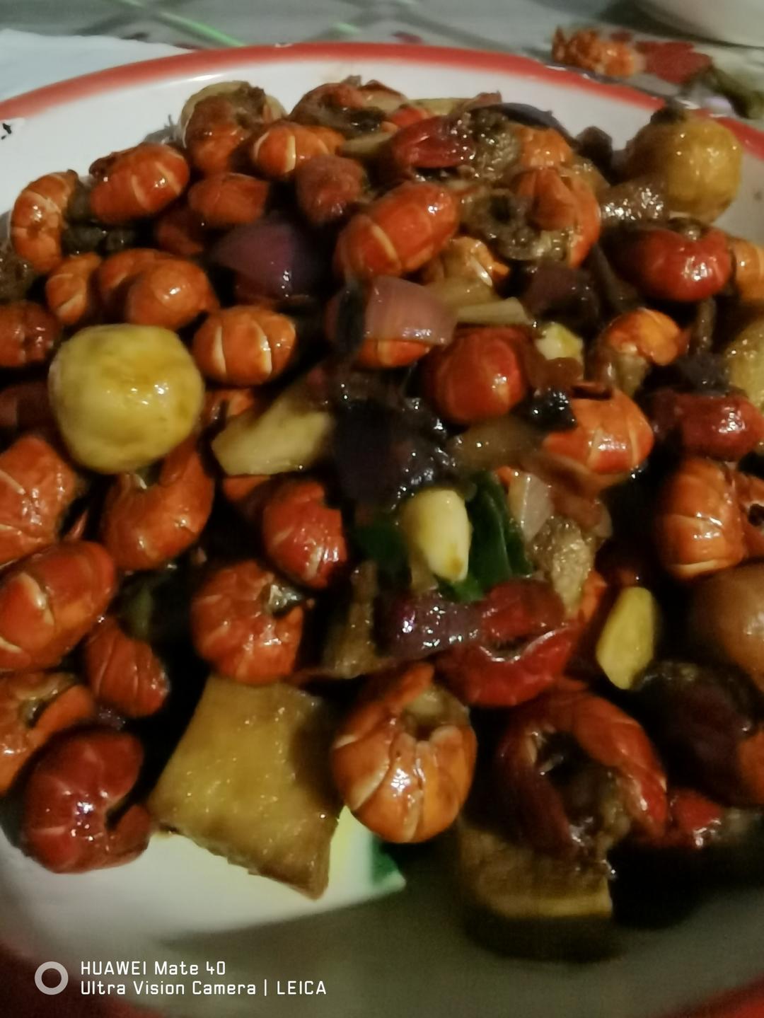 辣炒小龙虾尾