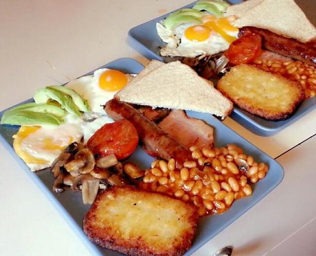 Homemade Full English Breakfast (英式早餐)的做法