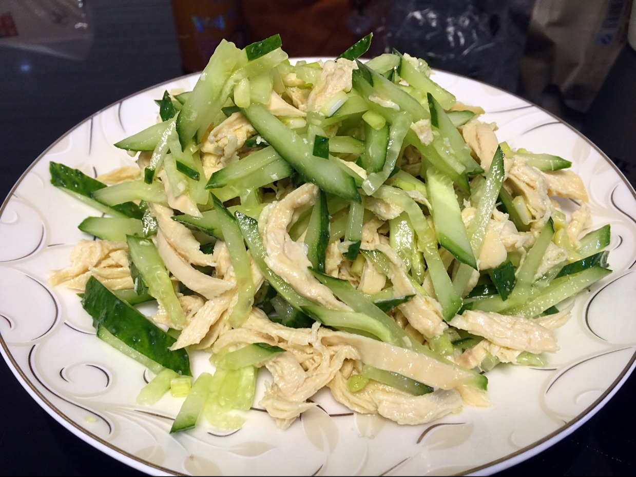 【健康三餐】凉拌鸡胸丝