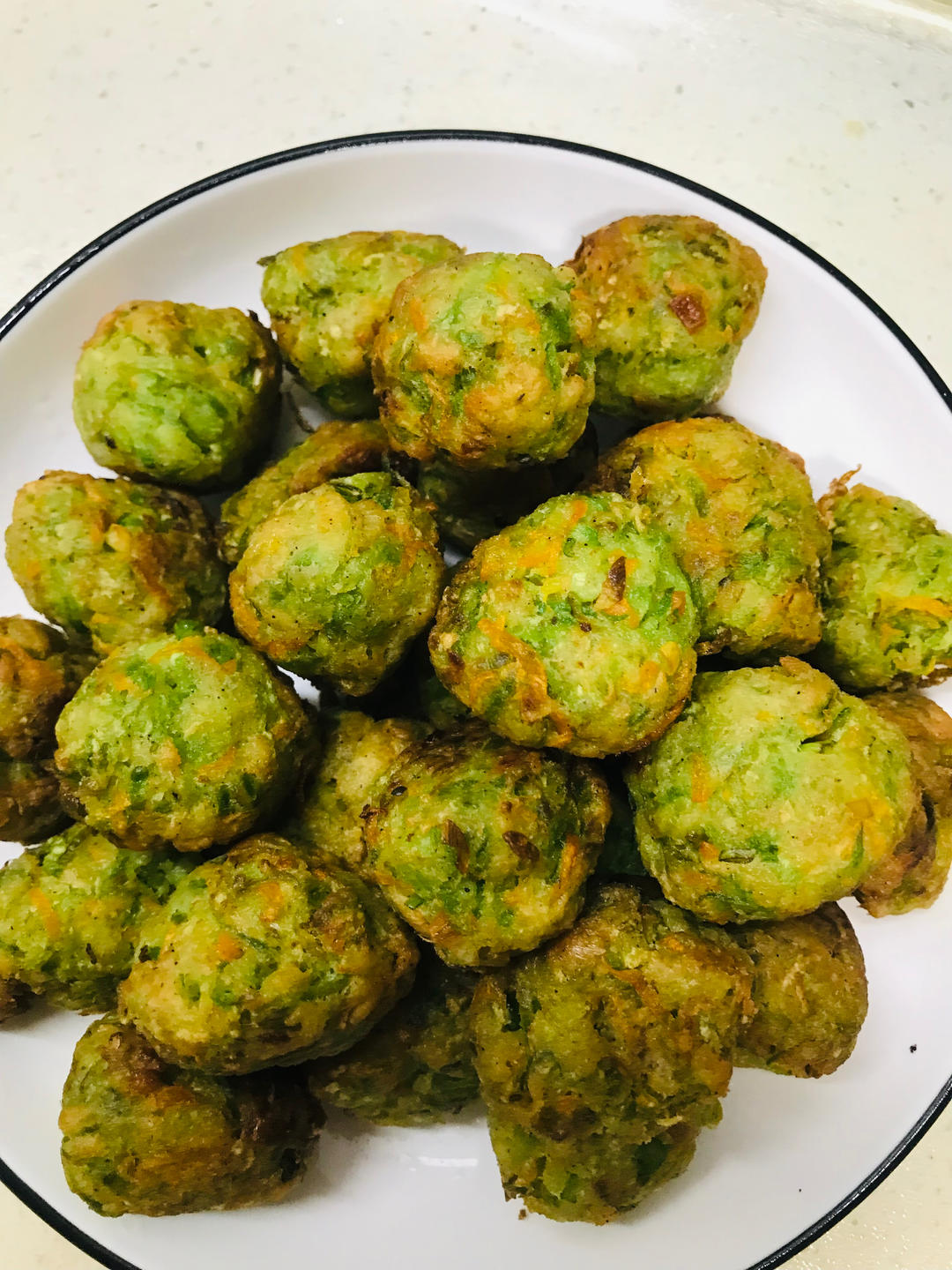 炸素丸子，如何香酥有诀窍。