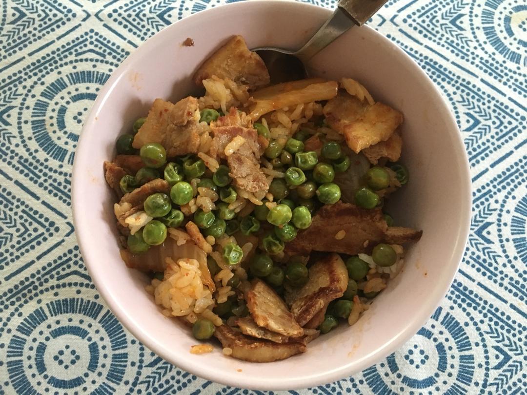 五花肉泡菜炒饭